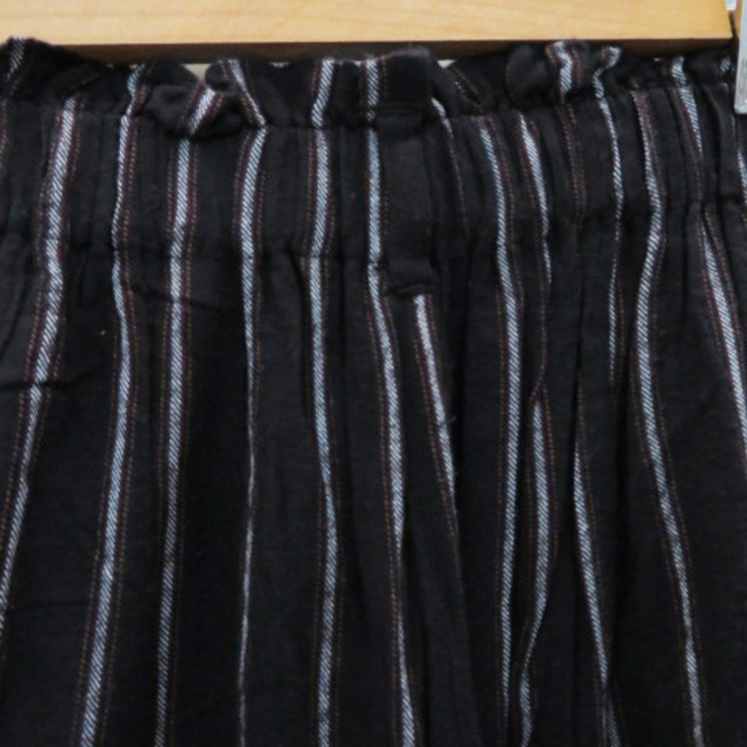 ROSE BUD(ローズバッド)のローズバッド ワイドパンツ アンクル丈 ストライプ柄 M マルチカラー レディースのパンツ(その他)の商品写真