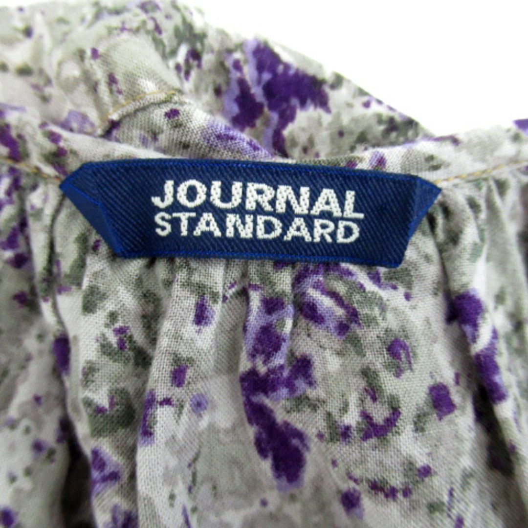 JOURNAL STANDARD(ジャーナルスタンダード)のジャーナルスタンダード ブラウス カットソー 八分袖 スリットネック グレー レディースのトップス(その他)の商品写真