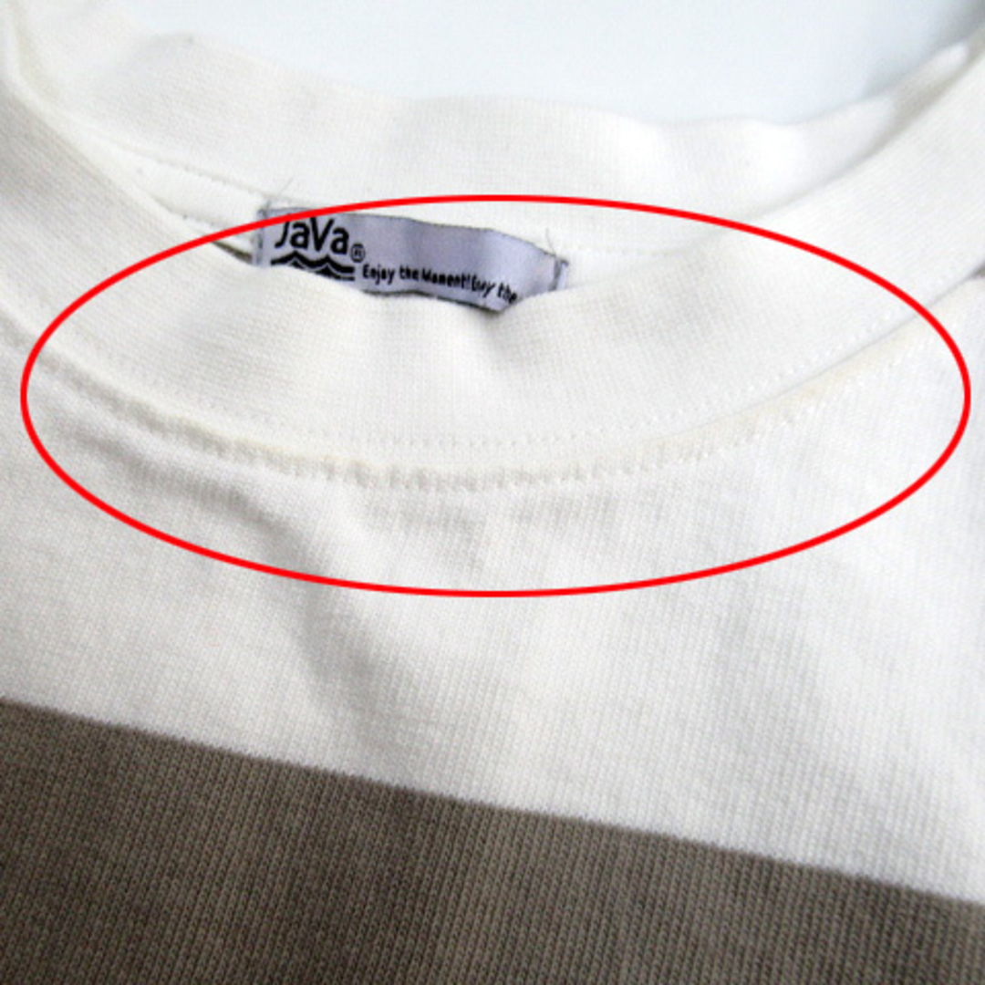 新しい 《JaVaジャバ ボーダー ゆったり クラシカルエルフ 春 tシャツ 2022ss L M 小さいサイズ ce0970080 黒 綿100% 男女兼用 XL カットソー 大きいサイズ 送料無料 コットン100% トップス 夏 レディース S メンズ 空紡糸