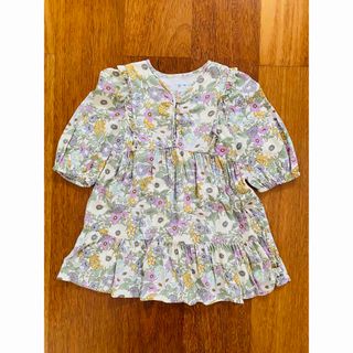 ザラキッズ(ZARA KIDS)のriri様専用　ZARA kids 花柄ワンピース　3〜4years(ワンピース)