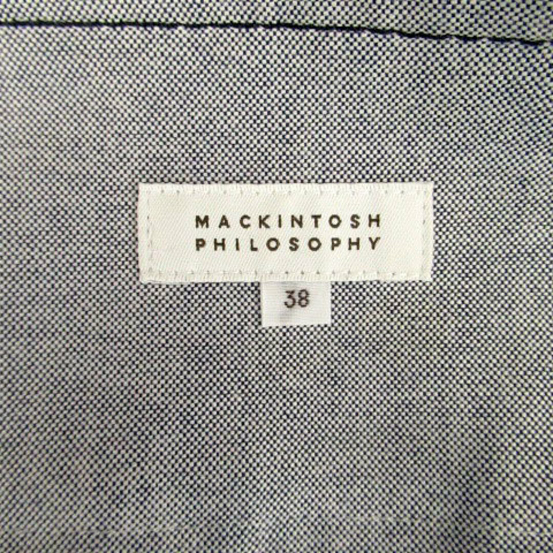 MACKINTOSH PHILOSOPHY(マッキントッシュフィロソフィー)のマッキントッシュフィロソフィー フレアスカート ひざ丈 38 紺 ネイビー レディースのスカート(ひざ丈スカート)の商品写真