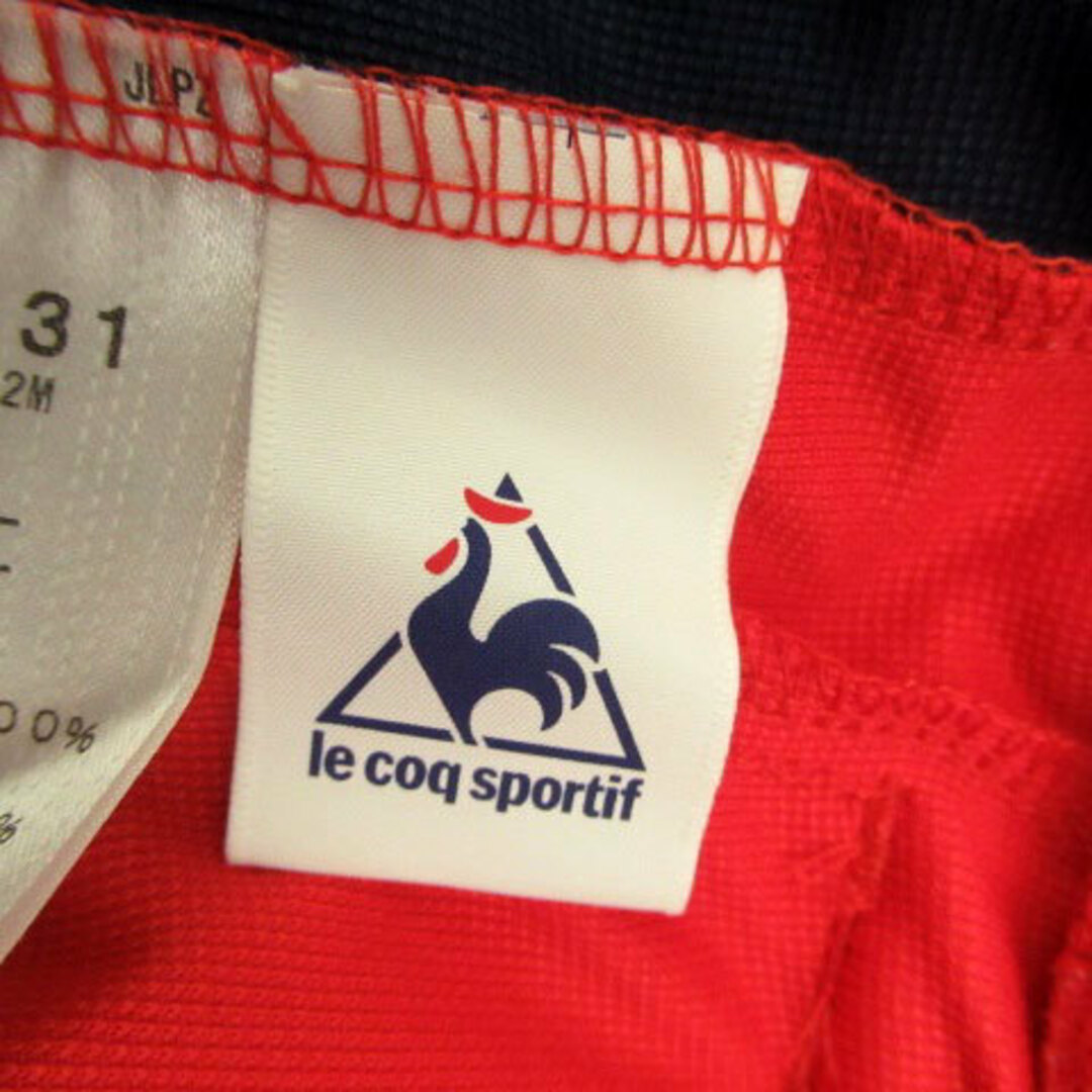 le coq sportif(ルコックスポルティフ)のルコックスポルティフ スポーツウエア ジャージ パンツ ロゴ刺繍 L 赤 紺 スポーツ/アウトドアのスポーツ/アウトドア その他(その他)の商品写真