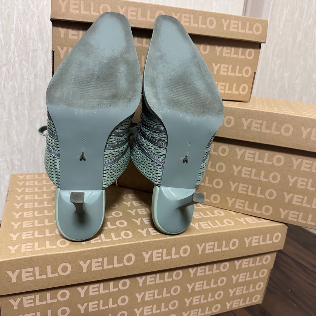 YELLO CAT MINT MULES Sサイズ
