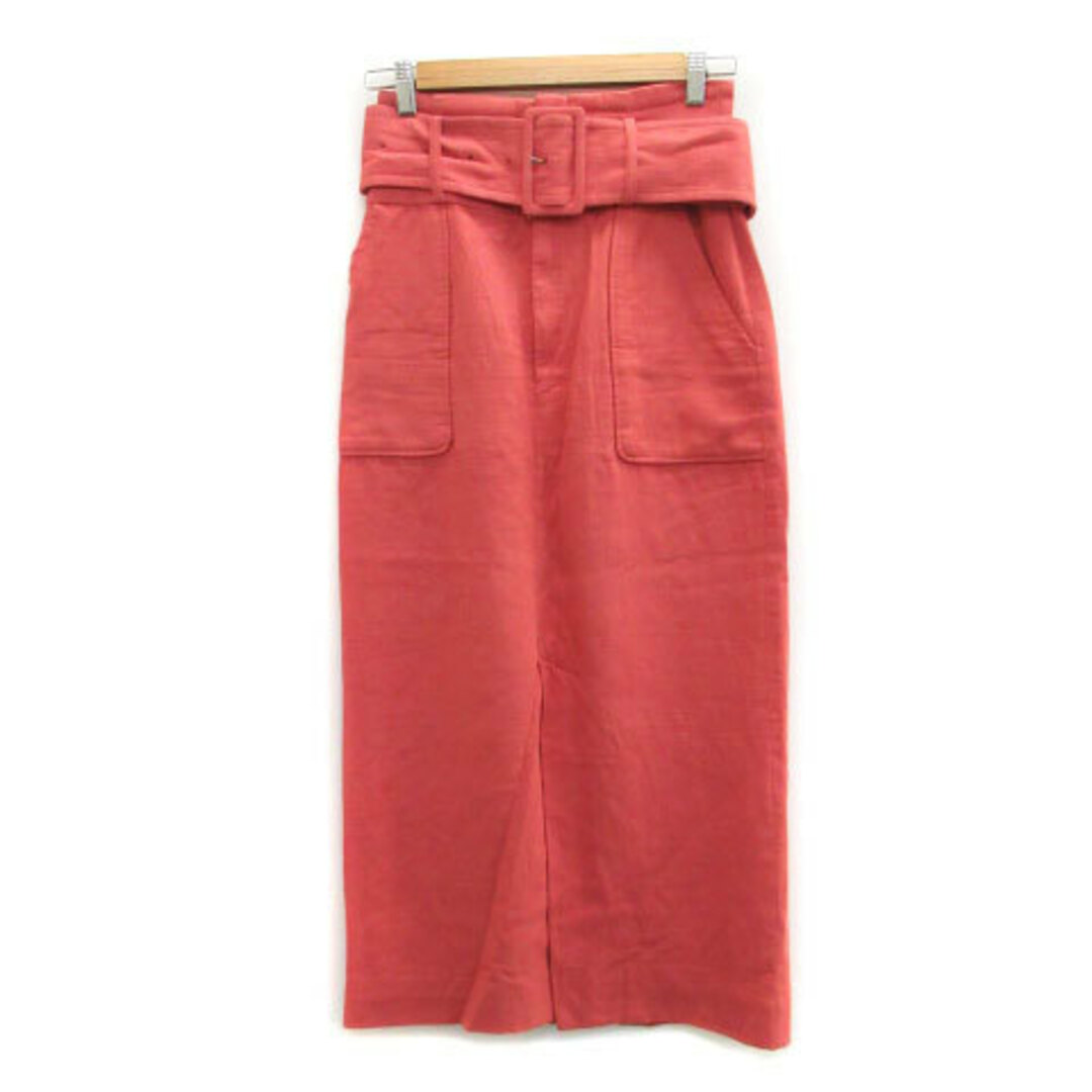 Lily Brown(リリーブラウン)のリリーブラウン タイトスカート マキシ丈 ロング丈 スリット 0 ピンク レディースのスカート(ロングスカート)の商品写真