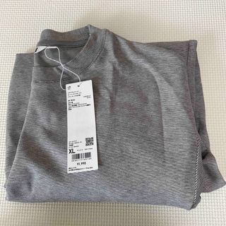 ユニクロ(UNIQLO)の【専用】UNIQLO エアリズムコットン オーバーサイズボーダークルーネックT(Tシャツ/カットソー(半袖/袖なし))