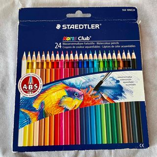 ステッドラー(STAEDTLER)のJILL様専用　　ステッドラー　ノリスクラブ水彩色鉛筆　24色セット(色鉛筆)