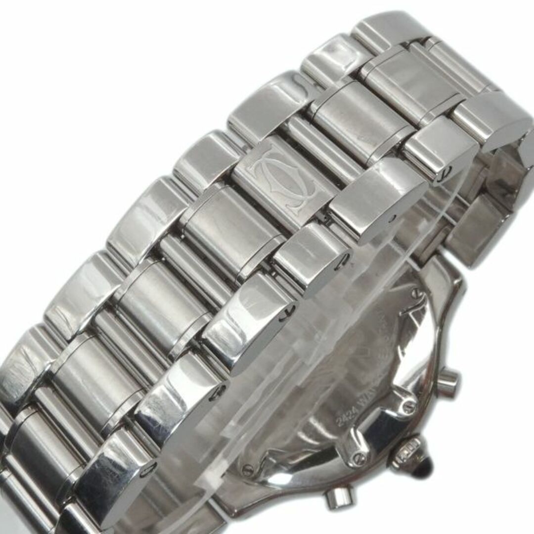 カルティエ Cartier マスト21 クロノスカフ ヴァンティアン W10172T2 クロノグラフ メンズ 腕時計 クォーツ Must 21 Chronoscaph VLP 90182963