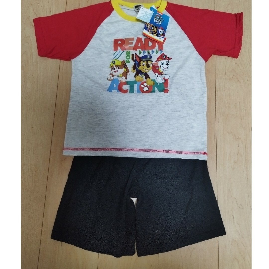 新品★パウパトロール　パジャマ　120 チェイス　ラブル　マーシャル キッズ/ベビー/マタニティのキッズ服男の子用(90cm~)(パジャマ)の商品写真