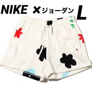 ジョーダン(Jordan Brand（NIKE）)のJORDAN BRAND AS W J BRKLN FLC SH AS L 白(ショートパンツ)