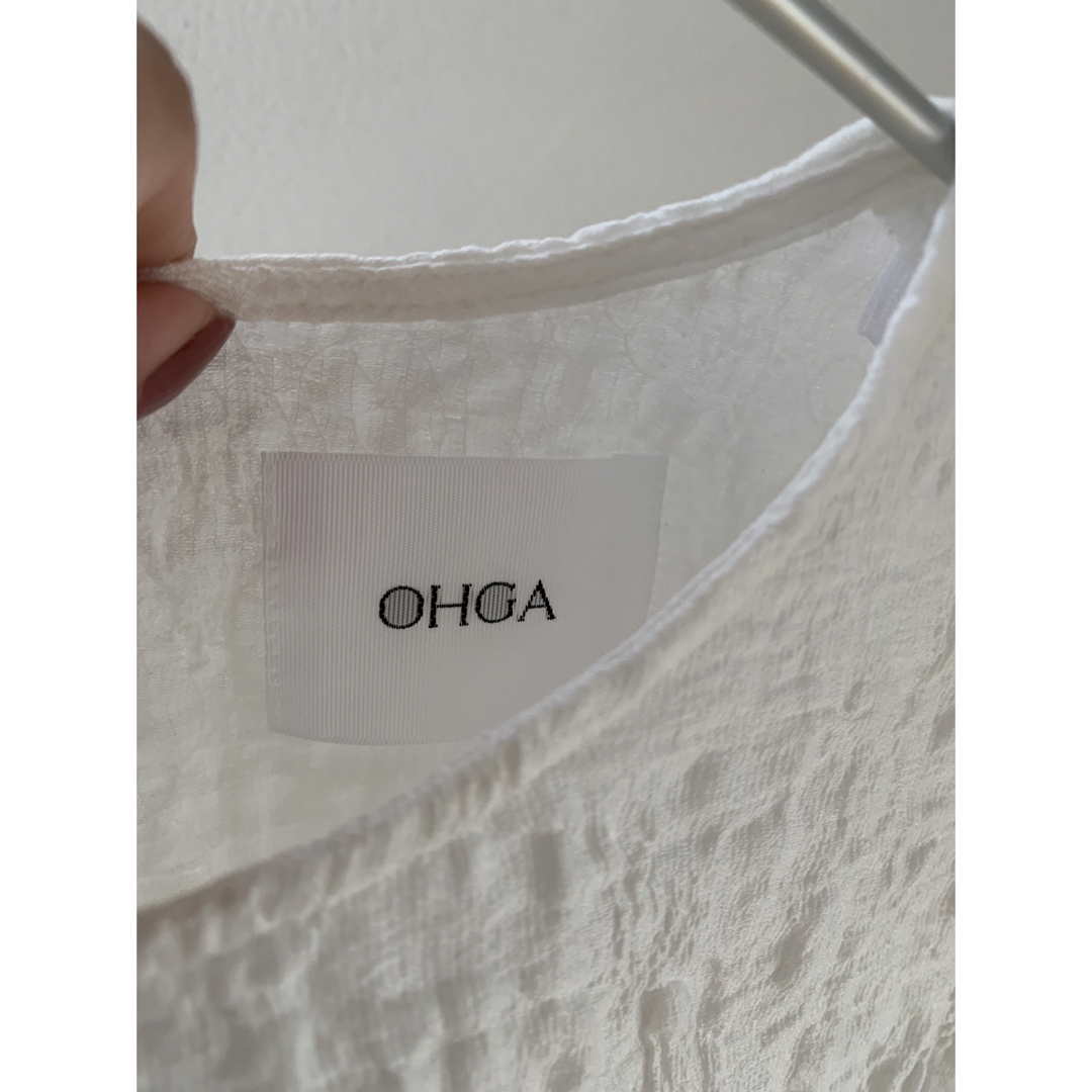 最終価格ohga ポワン ブラウス - シャツ/ブラウス(半袖/袖なし)