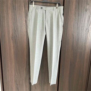 スーツカンパニーComfort biz ウール調パンツ　新品　L グレー