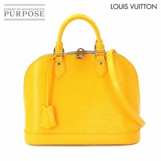 ルイヴィトン(LOUIS VUITTON)の新品同様 ルイ ヴィトン LOUIS VUITTON エピ アルマ PM 2way ハンド ショルダー バッグ レザー ミモザ M40951 シルバー 金具 VLP 90195297(ハンドバッグ)