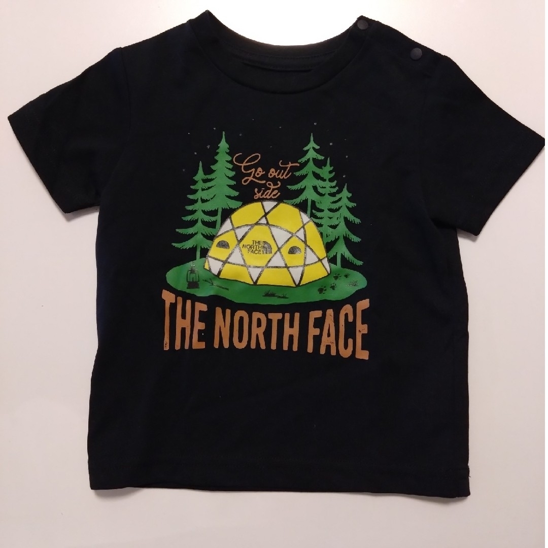 THE NORTH FACE(ザノースフェイス)のまえ様専用ꕤTHE NORTH FACE　ベビーTシャツ　80cm キッズ/ベビー/マタニティのベビー服(~85cm)(Ｔシャツ)の商品写真