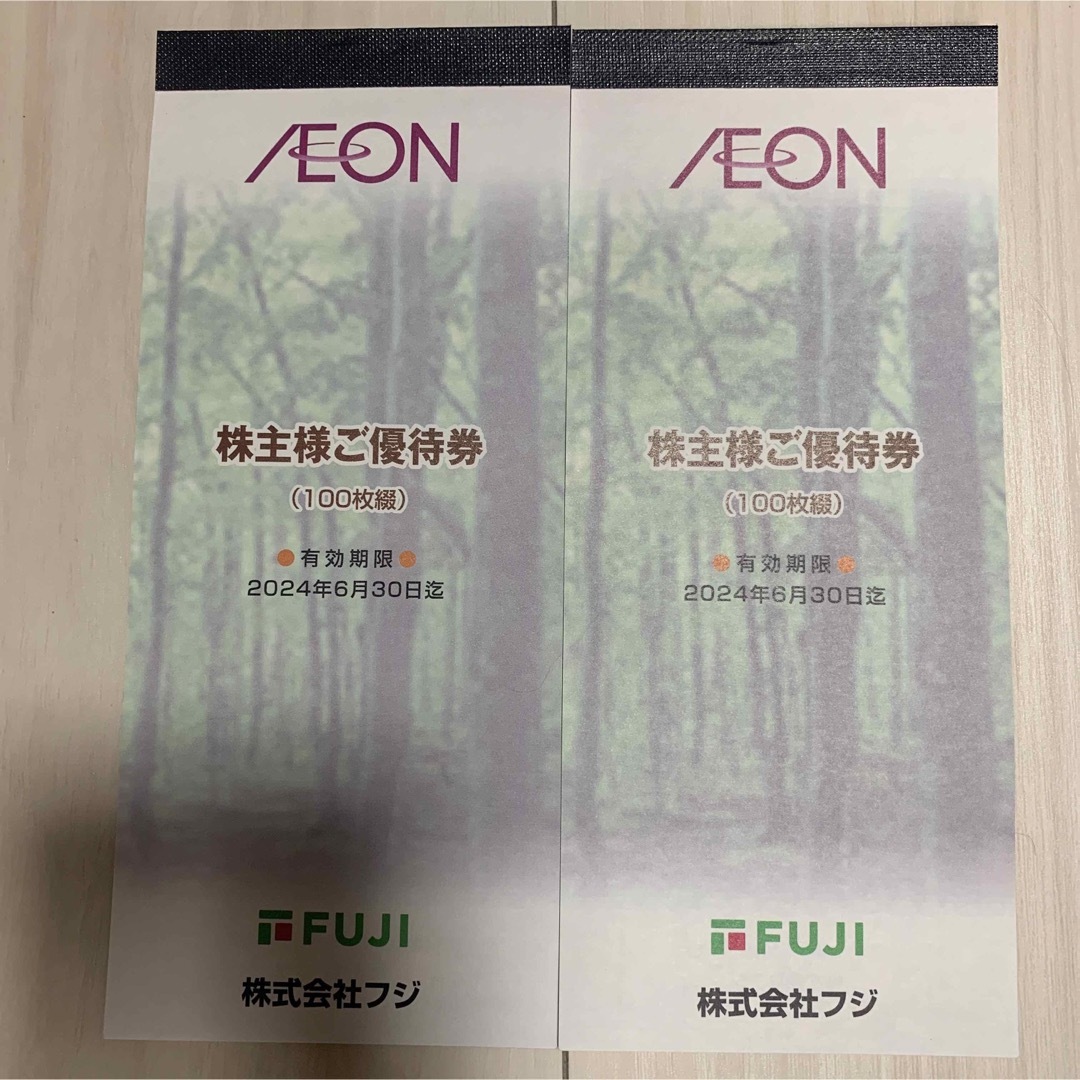 優待券/割引券140000円分　フジ　株主優待　イオン　マックスバリュ