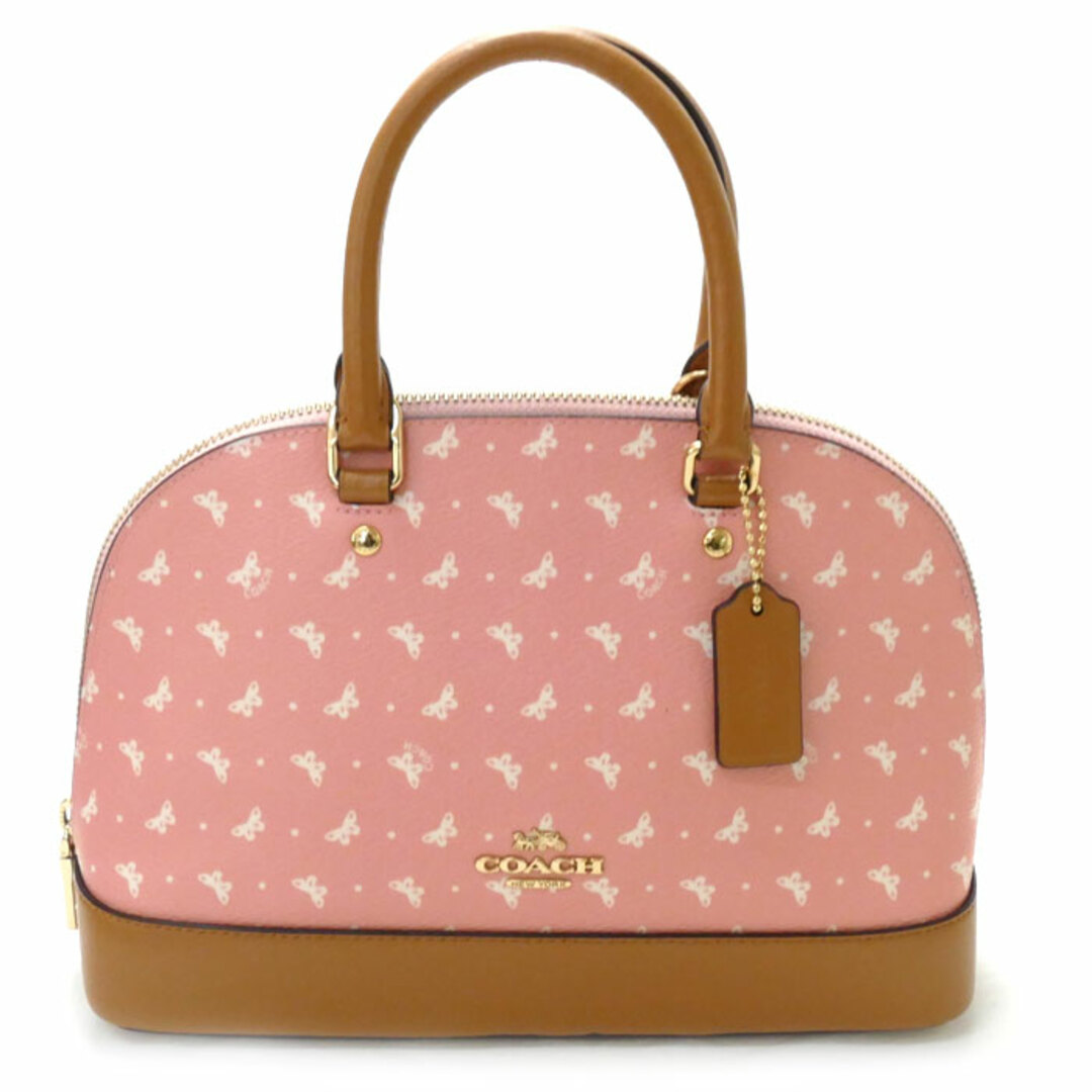 COACH コーチ ミニ シエラ サッチェル バタフライ ドット 2Wayショルダーバッグ ピンク ライトブラウン F29804 レディース