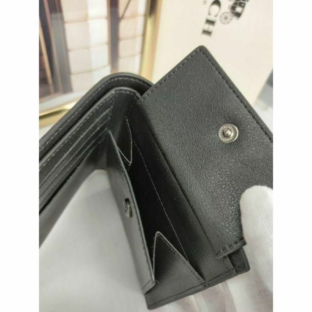 COACH - □未使用⏹️F75006 COACH コーチ メンズ 折り財布 ブラックの