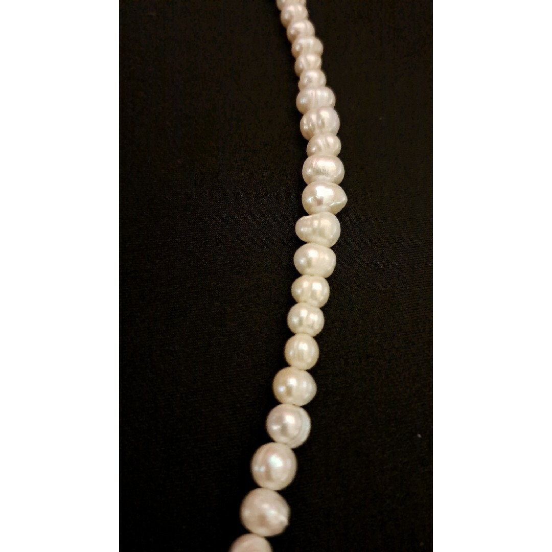 ☆✨本真珠✨☆淡水パール ハンドメイド 限定1点物 約50cmの通販 by