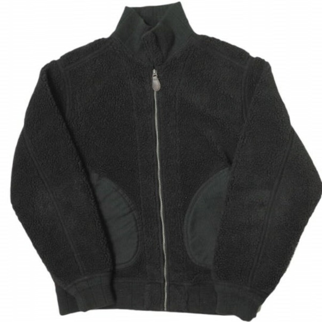 RRL(ダブルアールエル)のRRL ダブルアールエル 22SS FLEECE JACKET パイルフリースジャケット 782857065001 L BLACK Double RL ボア ジップアップ ブルゾン アウター【中古】【RRL】 メンズのジャケット/アウター(ブルゾン)の商品写真