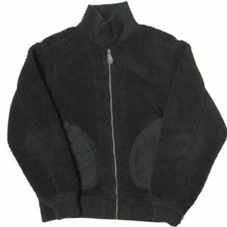 ダブルアールエル(RRL)のRRL ダブルアールエル 22SS FLEECE JACKET パイルフリースジャケット 782857065001 L BLACK Double RL ボア ジップアップ ブルゾン アウター【中古】【RRL】(ブルゾン)