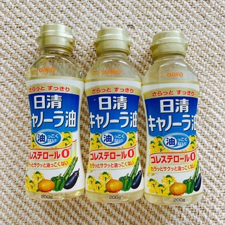 ニッシンショクヒン(日清食品)の日清 キャノーラ油 200g 3本セット(調味料)