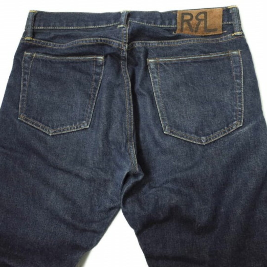 RRL - RRL ダブルアールエル アメリカ製 SLIM FIT ONCE WASHED JEAN