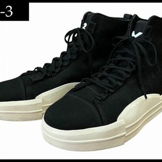 アディダス(adidas)のY-3 ワイスリー YUBEN MID ロゴ キャンバス スニーカー 25.0(スニーカー)