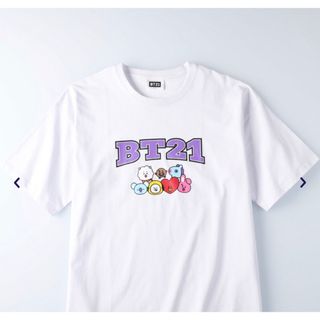 ビーティーイシビル(BT21)のRighton BT21 コラボ Tシャツ 白 M(Tシャツ/カットソー(半袖/袖なし))