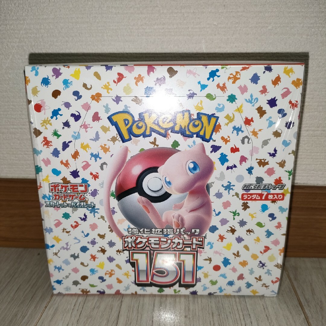 ポケモンカード151 BOX シュリンク付き 1ボックス 新品未開封