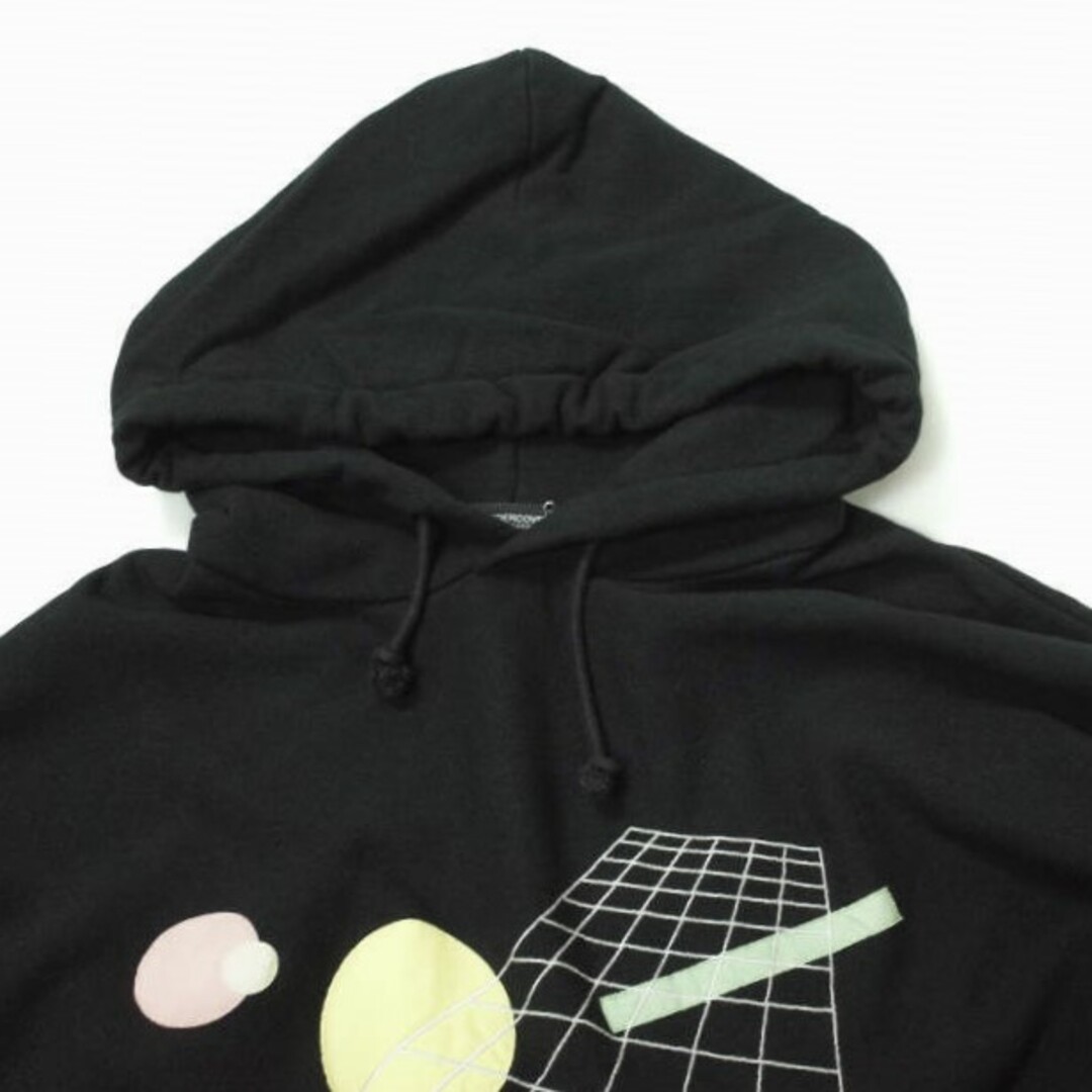 UNDERCOVER(アンダーカバー)のUNDERCOVER アンダーカバー 22SS 日本製 パッチ＆刺繍 OGRE YOU ASSHOLE HOODIE スウェットプルオーバーパーカー UC1B4807-2 3 BLACK WORKSHOP2 トップス【新古品】【中古】【UNDERCOVER】 メンズのトップス(パーカー)の商品写真