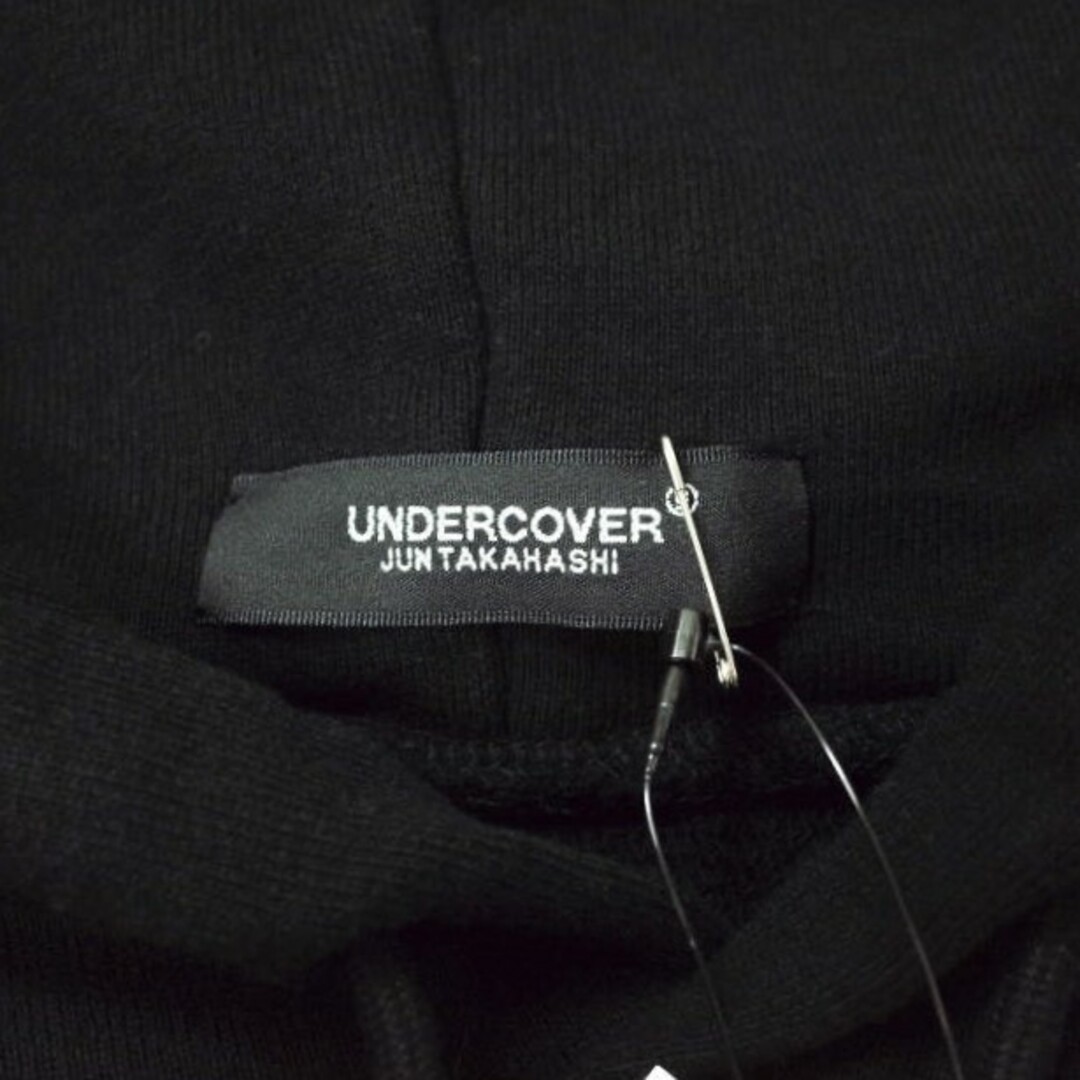 UNDERCOVER(アンダーカバー)のUNDERCOVER アンダーカバー 22SS 日本製 パッチ＆刺繍 OGRE YOU ASSHOLE HOODIE スウェットプルオーバーパーカー UC1B4807-2 3 BLACK WORKSHOP2 トップス【新古品】【中古】【UNDERCOVER】 メンズのトップス(パーカー)の商品写真