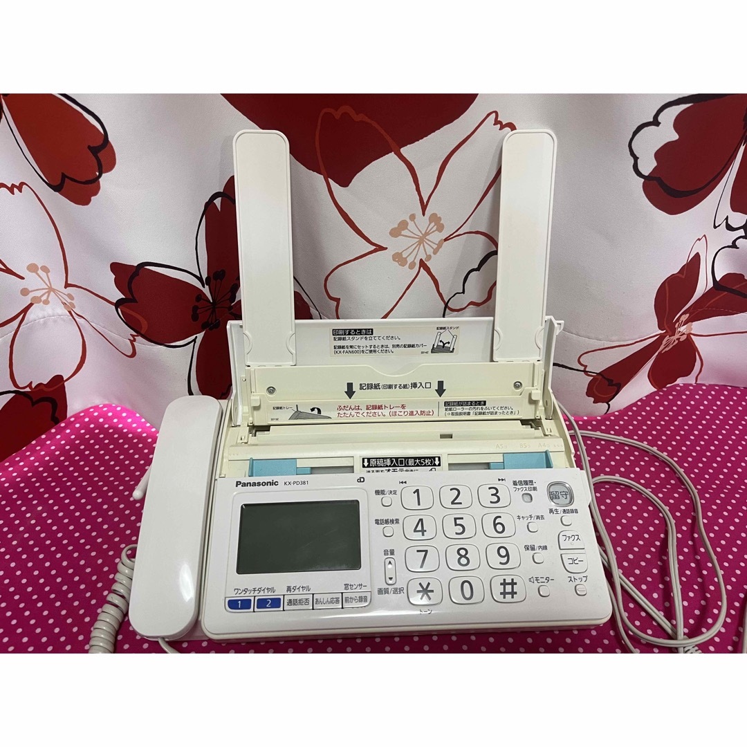 パナソニック Panasonic KX-PD381 FAX おたっくす　本体 3