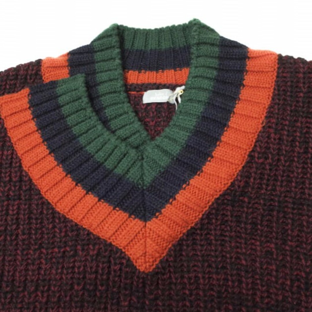 限定SALE定番人気 kolor - kolor becon 21aw 杢ウールVネックニットの