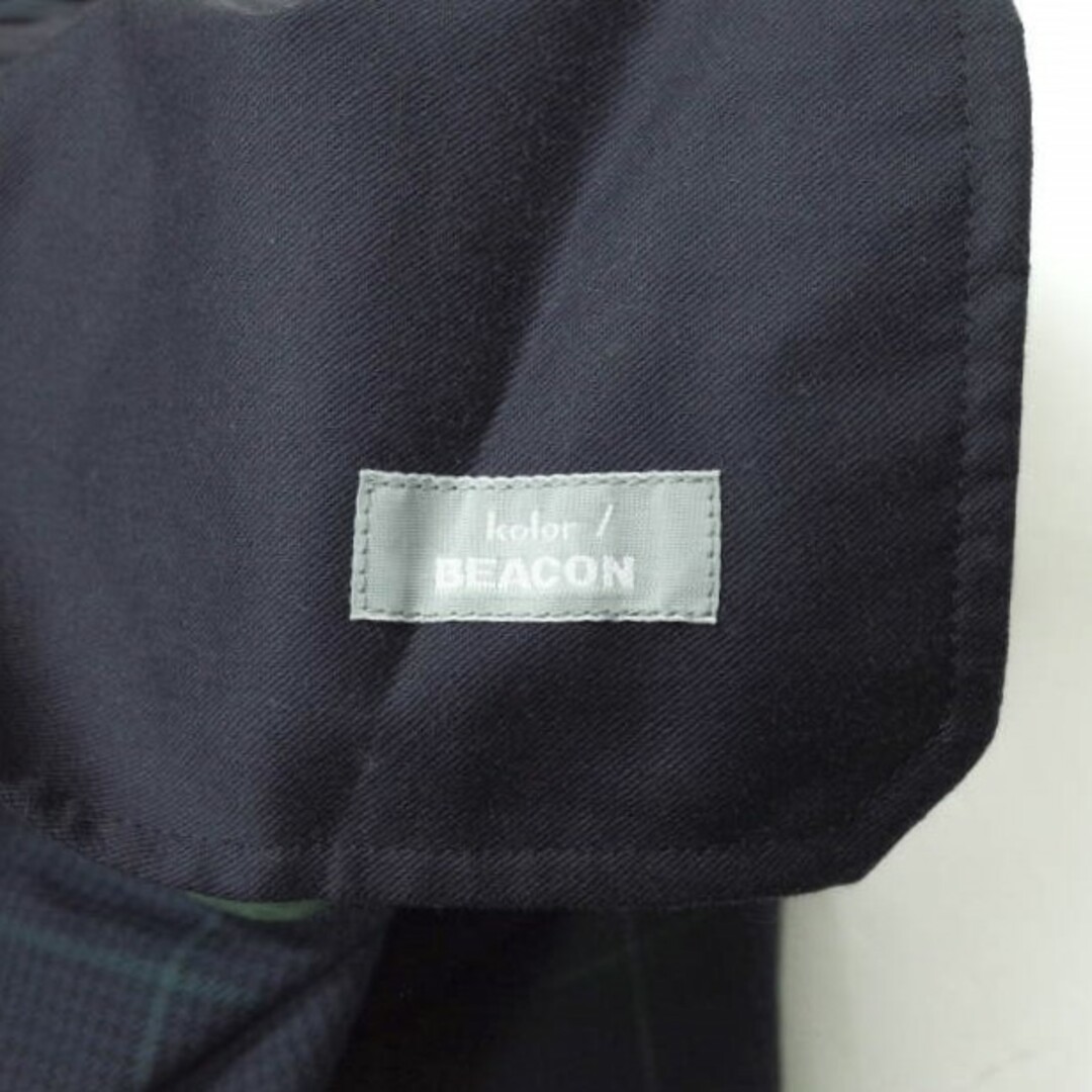 kolor BEACON カラービーコン 21AW 日本製 ウエスト切り替え チェック