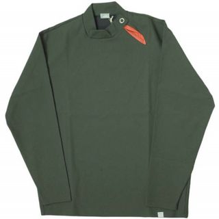 kolor BEACON カラービーコン 21AW 日本製 MOCK NECK L/S TEE モックネック ロングカットソー 21WBM-T07238 2 OLIVE 長袖 トップス【新古品】【中古】【kolor BEACON】(Tシャツ/カットソー(七分/長袖))