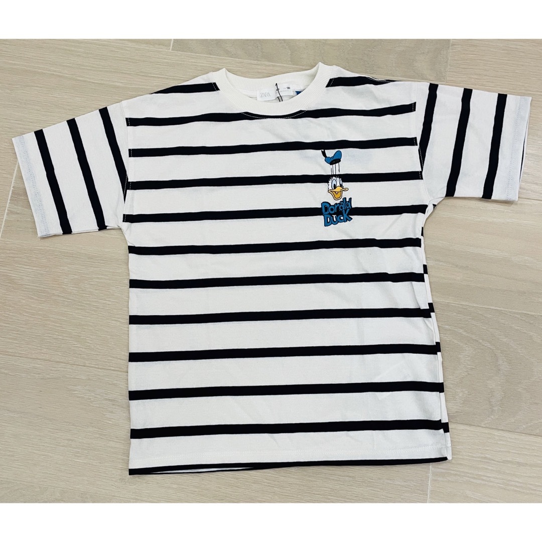 ZARA KIDS - ザラ キッズ ディズニー ドナルドダック ボーダー T ZARA KIDS - ザラ キッズ ディズニー ドナルドダック ボーダー T