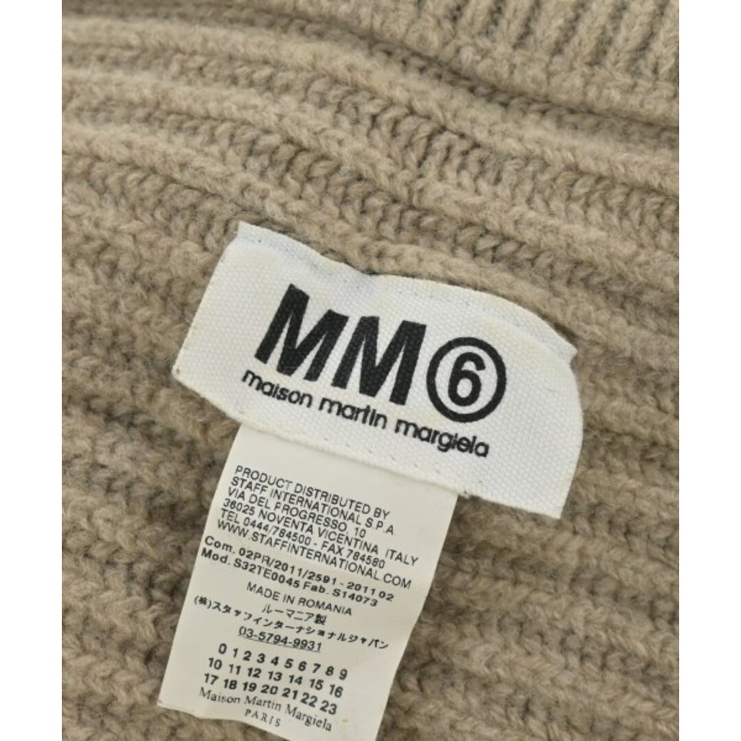 MM6(エムエムシックス)のMM6 エムエムシックス マフラー - ベージュ系 【古着】【中古】 レディースのファッション小物(マフラー/ショール)の商品写真