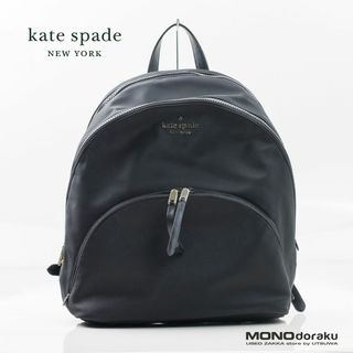 ケイトスペードニューヨーク(kate spade new york)のケイトスペード　カリッサ　ナイロンバックパック　ブラック　【美品】(リュック/バックパック)