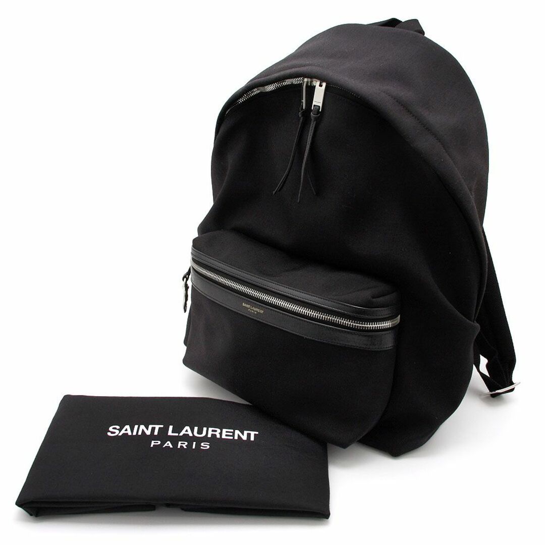 【現行・カード付き】SAINT LAURENT リュックサック CITY 黒キャンバスにやや日焼けあり