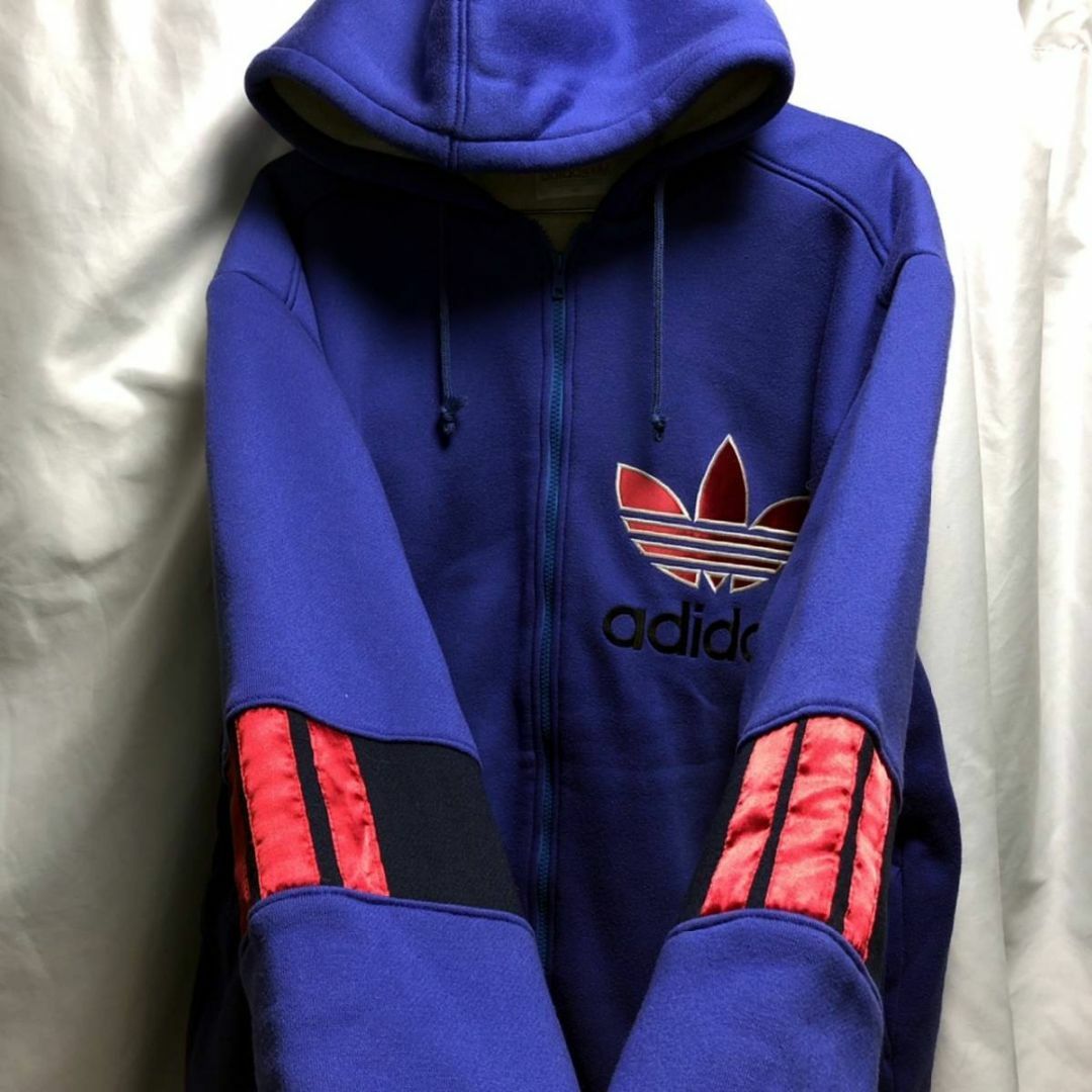 80年代 ビンテージ ADIDAS デサント ビックシルエット フリースパーカー