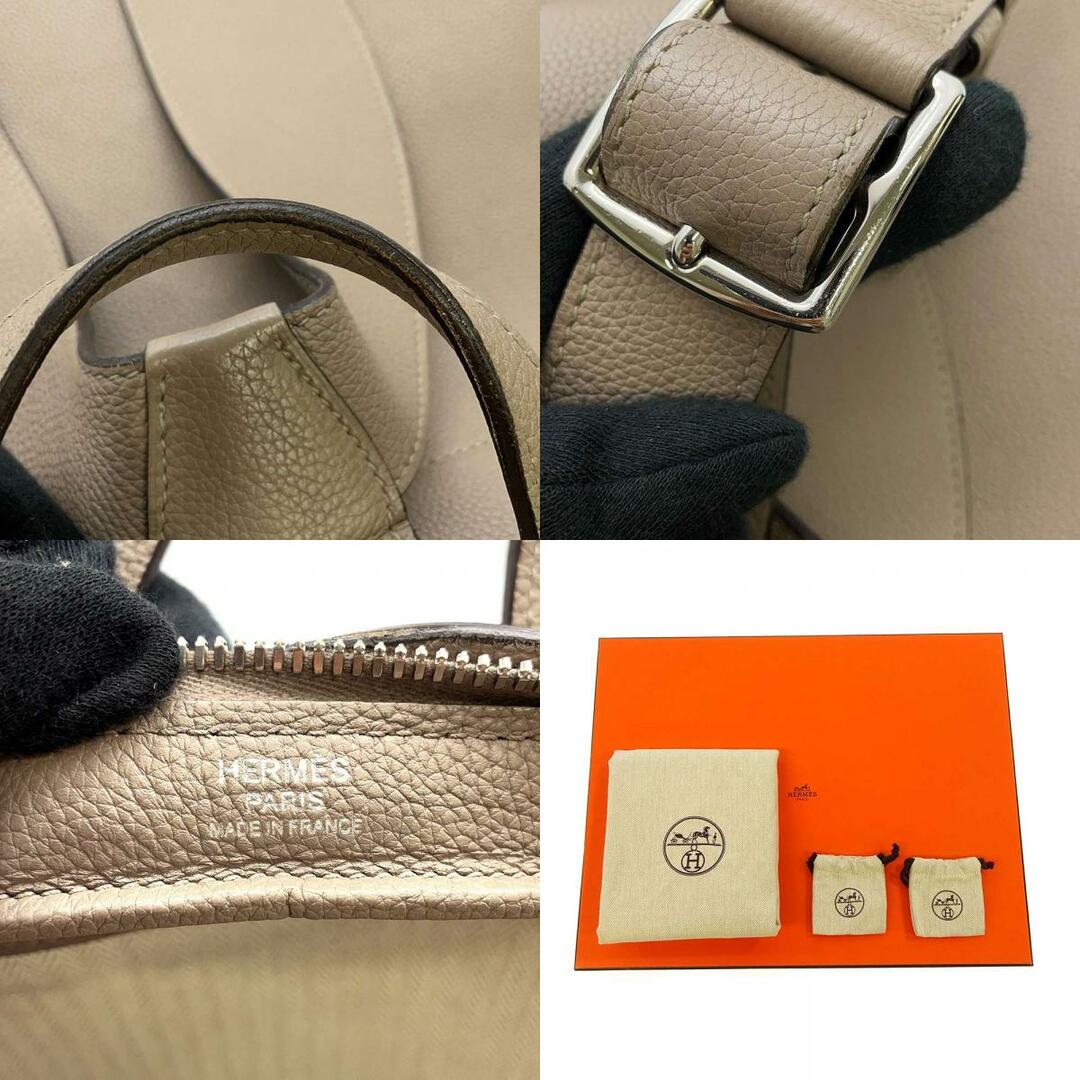 エルメス リュック トゥルティエールグレー/シルバー金具 トリヨンクレマンス C刻印 HERMES メンズ