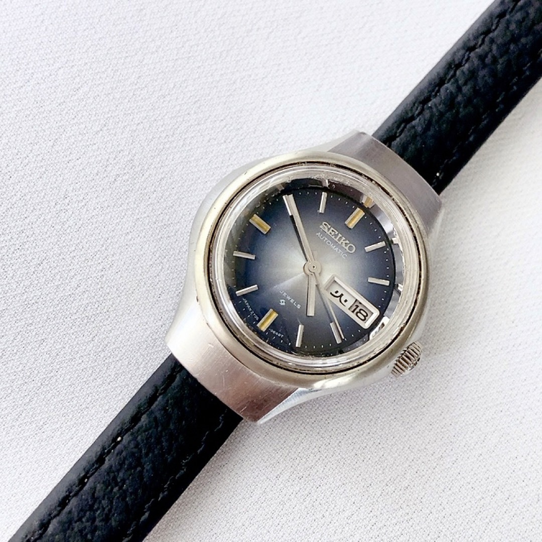 ビンテージ　SEIKO21石　ミニ　レディース手巻き腕時計　稼動品