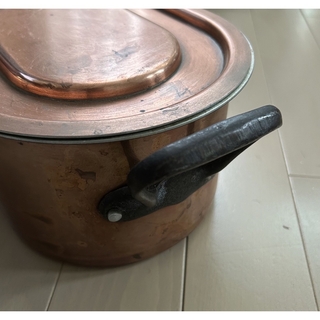 銅製 大型 ポワソニエール 魚料理用鍋 フランス アンティークの通販 by