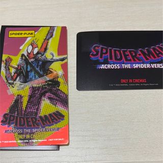 スパイダーマン スパイダーバース2 未使用ムビチケ　ステッカー スパイダーパンク(洋画)