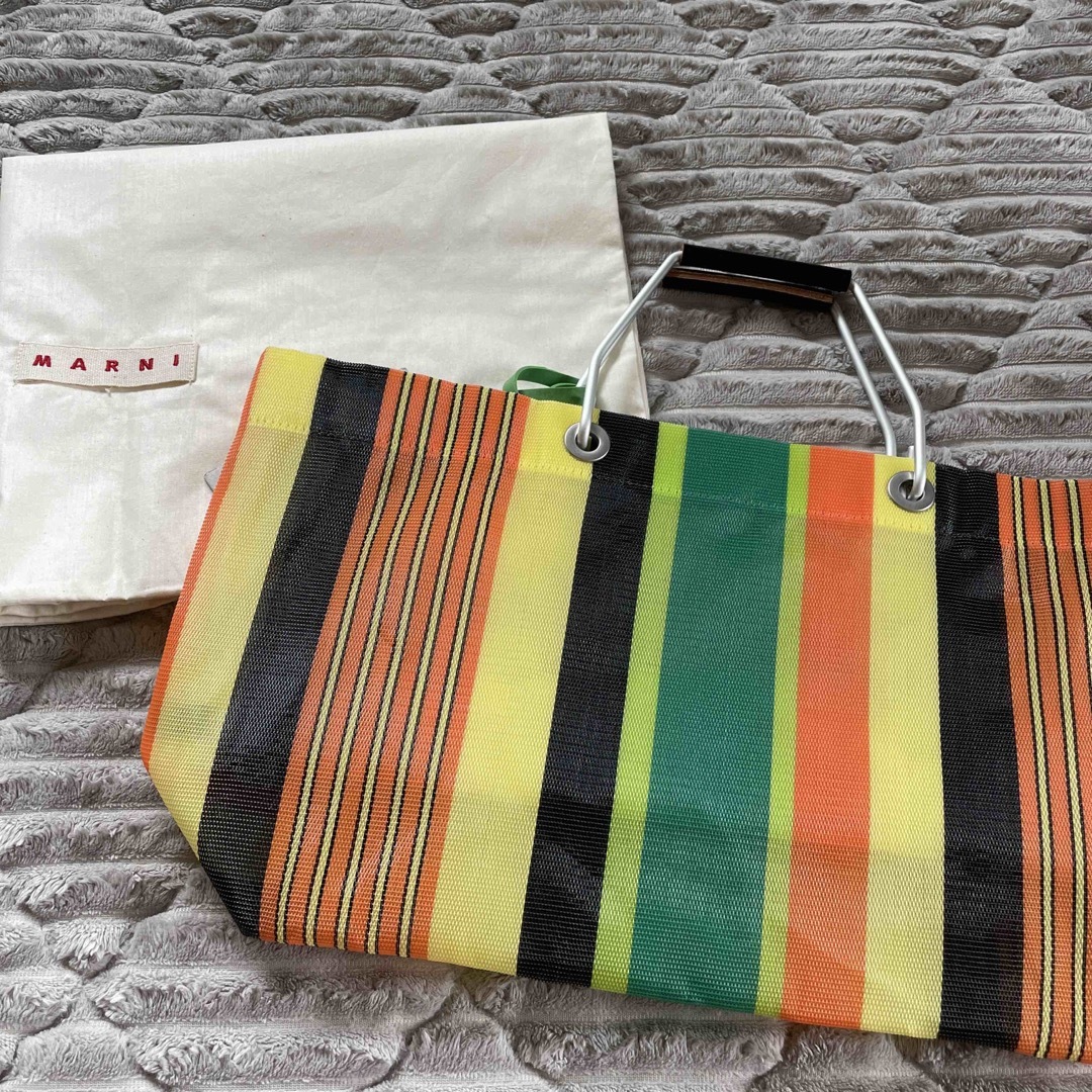 Marni(マルニ)のMARNIストライプバッグ レディースのバッグ(ハンドバッグ)の商品写真
