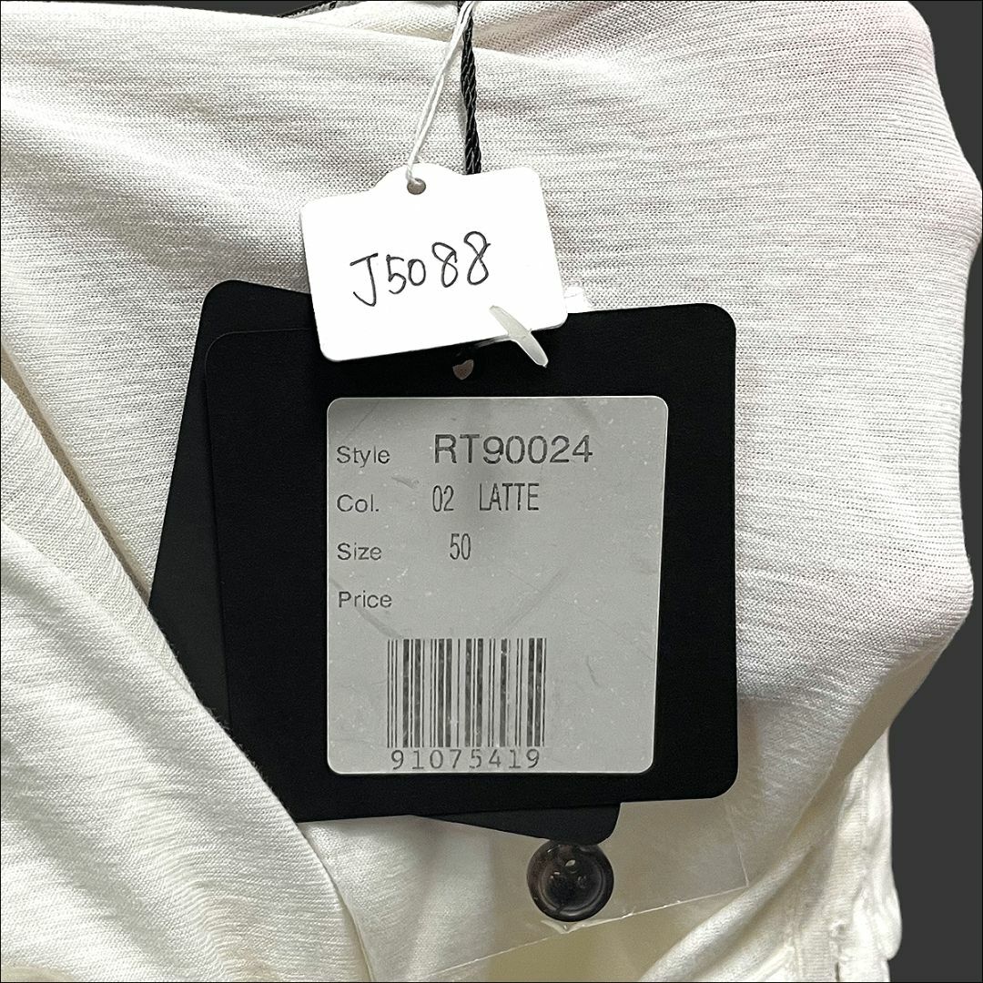 ROBERTO COLLINA - J5088 新品 ロベルトコリーナ ポロシャツ ホワイト