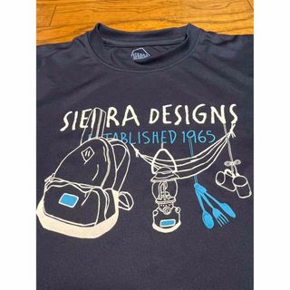 シェラデザイン(SIERRA DESIGNS)のSIERRADESIGNS Ｔシャツ【150紺色　美品】(Tシャツ/カットソー)