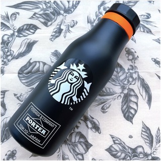 スターバックスコーヒー(Starbucks Coffee)のスターバックス ポーター ステンレスロゴボトル ブラック(タンブラー)