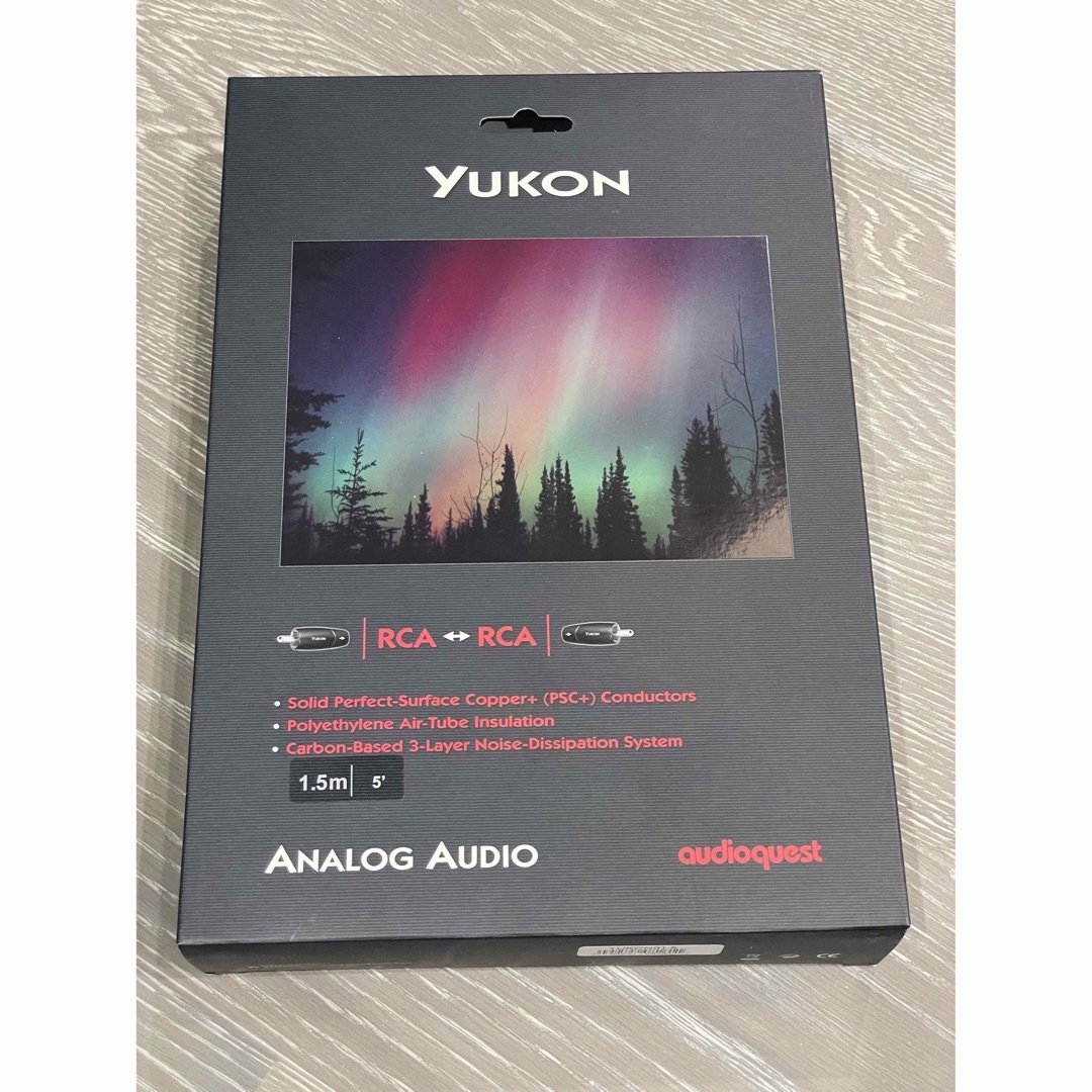 audioquest YUKON RCA 1.5m 未使用