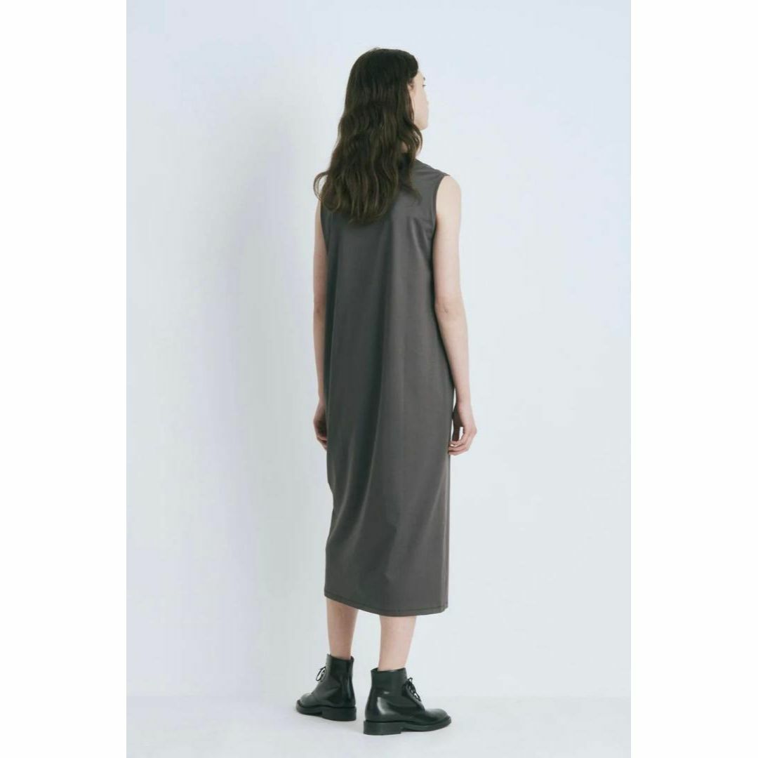 ATON エイトン TANK TOP DRESS ノースリーブワンピース 02