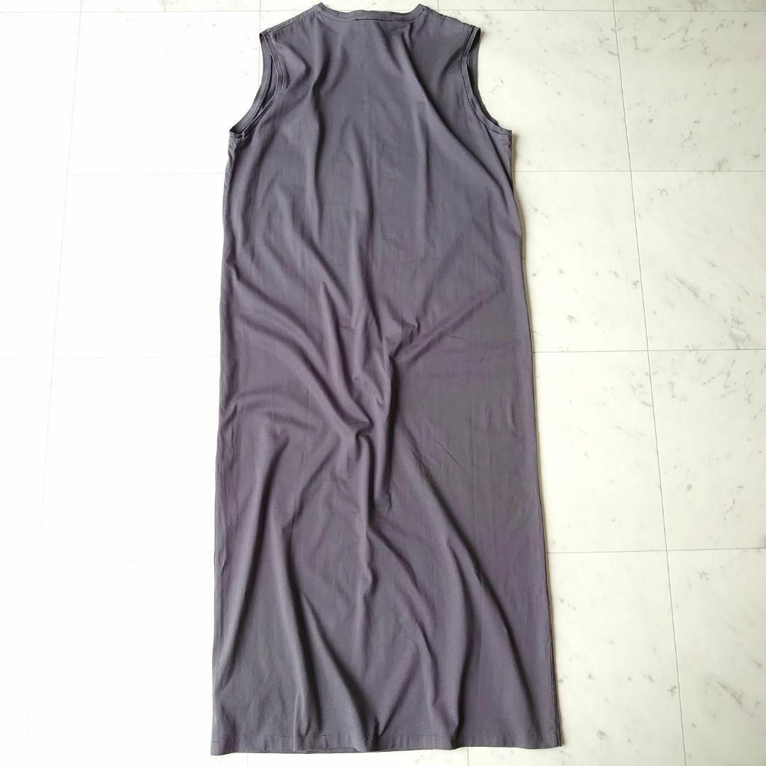 ATON エイトン TANK TOP DRESS ノースリーブワンピース 02